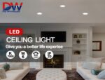 led panel light recessed